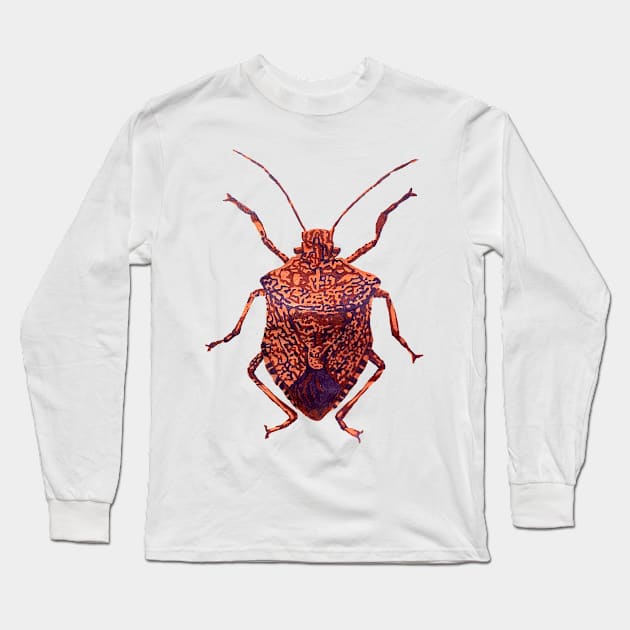 Stink Bug Long Sleeve T-Shirt by RaLiz